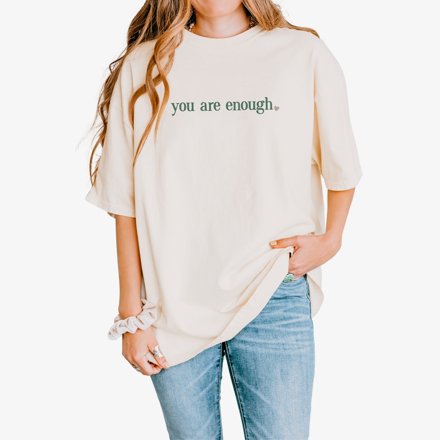 You Are Enough Embroidered T-Shirt