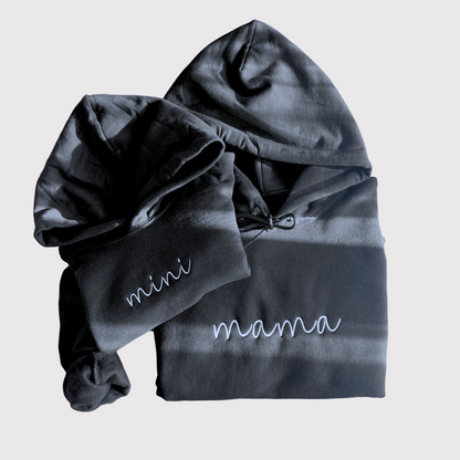 Mama & Mini Matching Hoodies - Embroidered