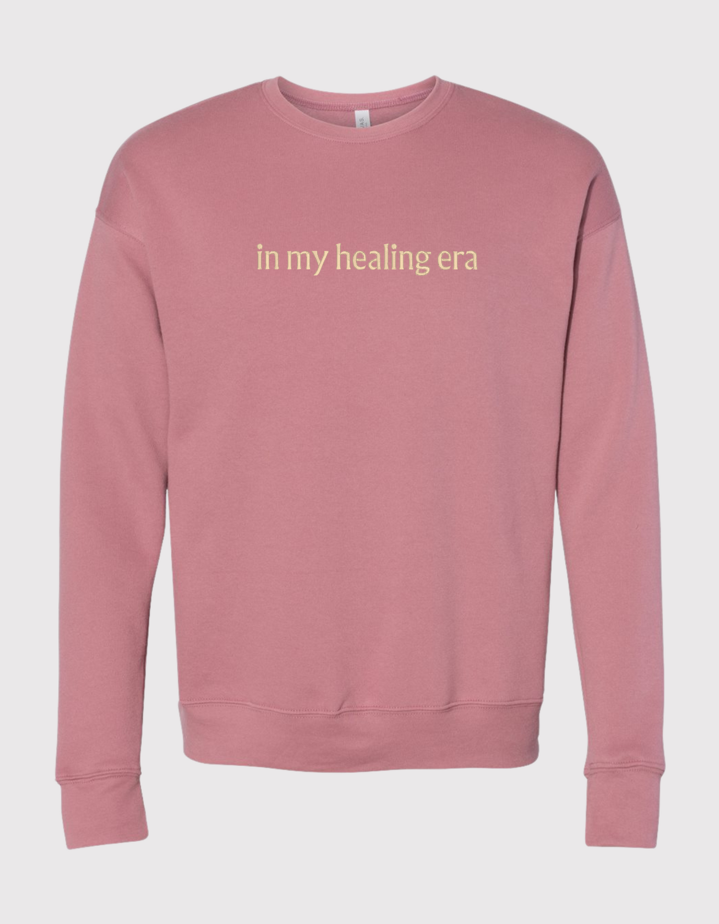 In My Healing Era Embroidered Sweatshirt