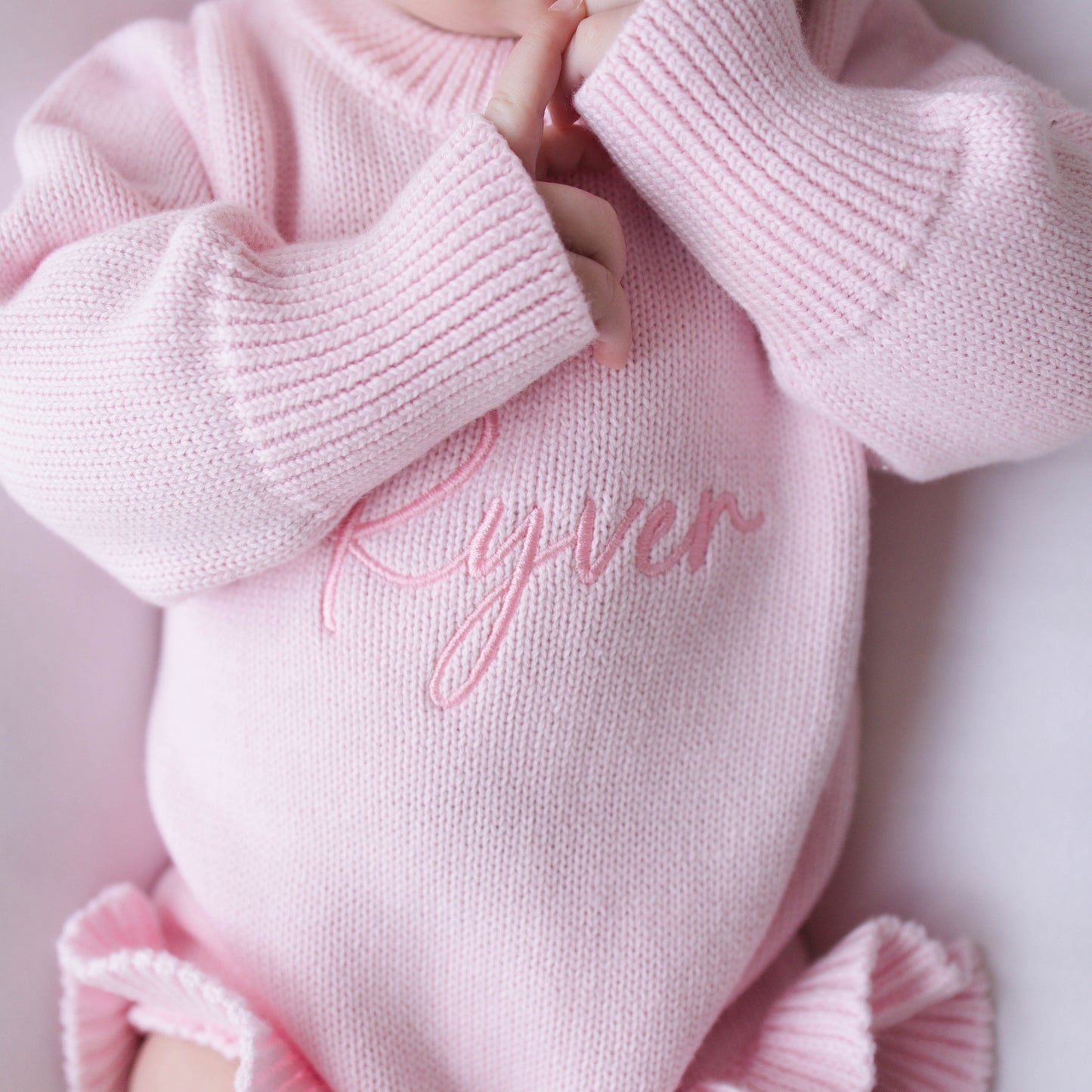 Personalized Baby Girl Outfit Set - Petal