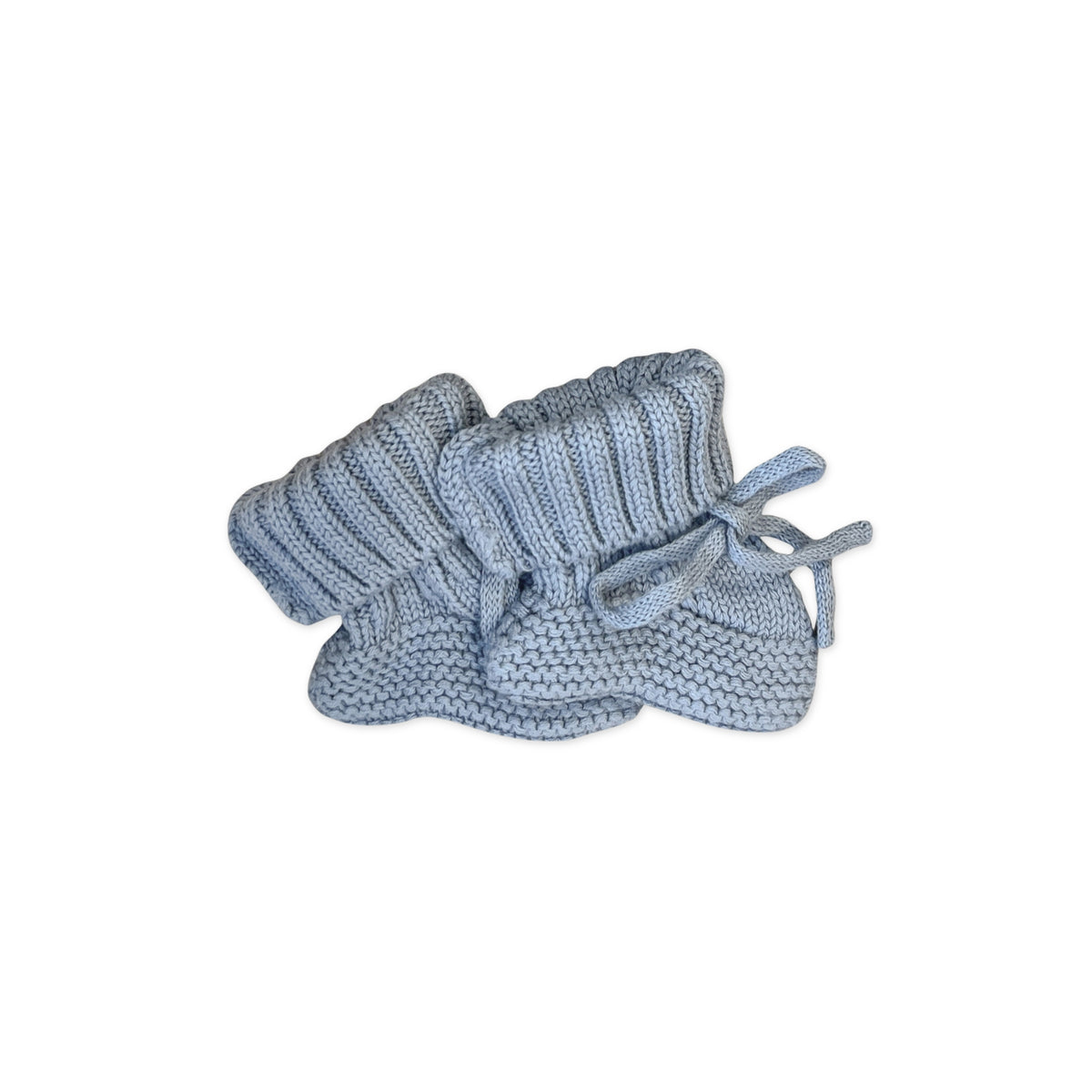 Knit Booties - Slate