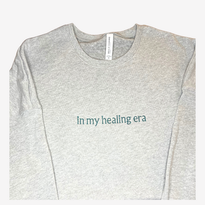 In My Healing Era Embroidered Sweatshirt