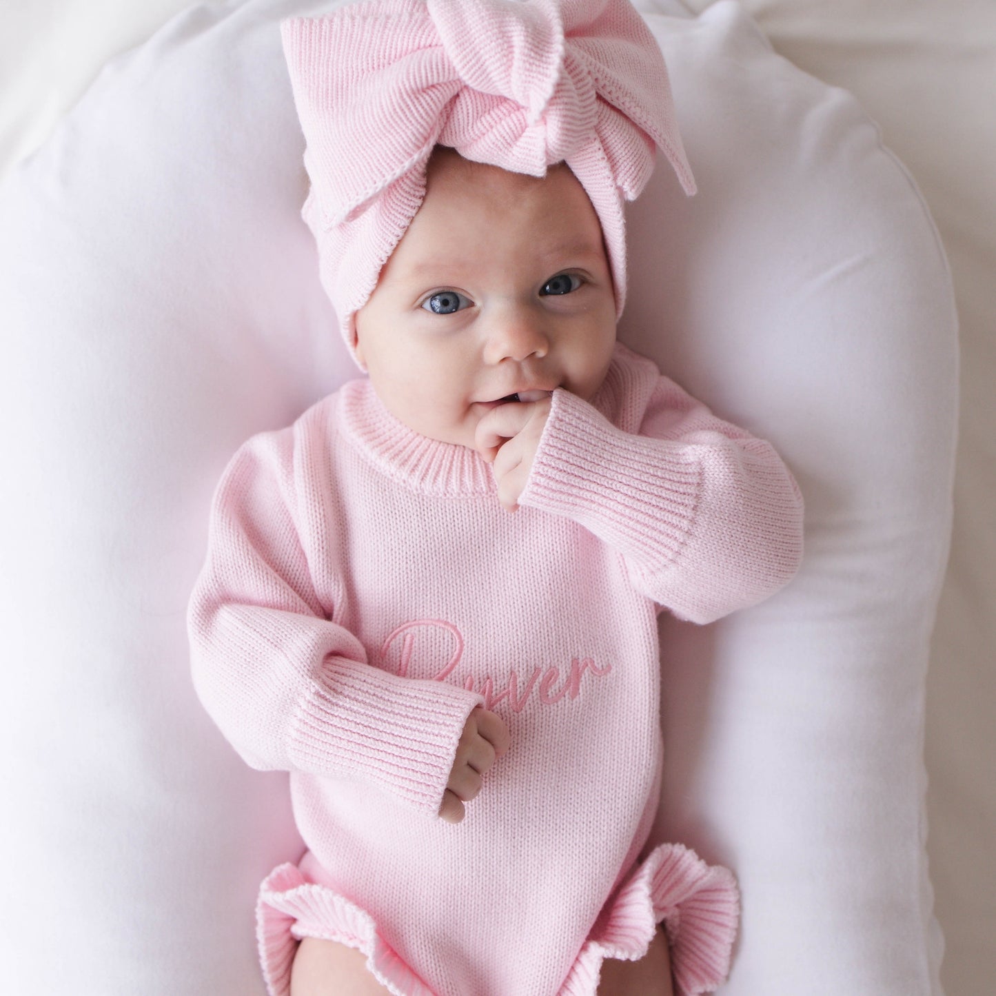 Personalized Baby Girl Outfit Set - Petal