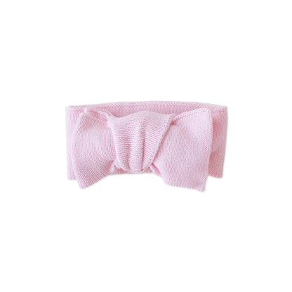 Knit Bow Headband - Petal