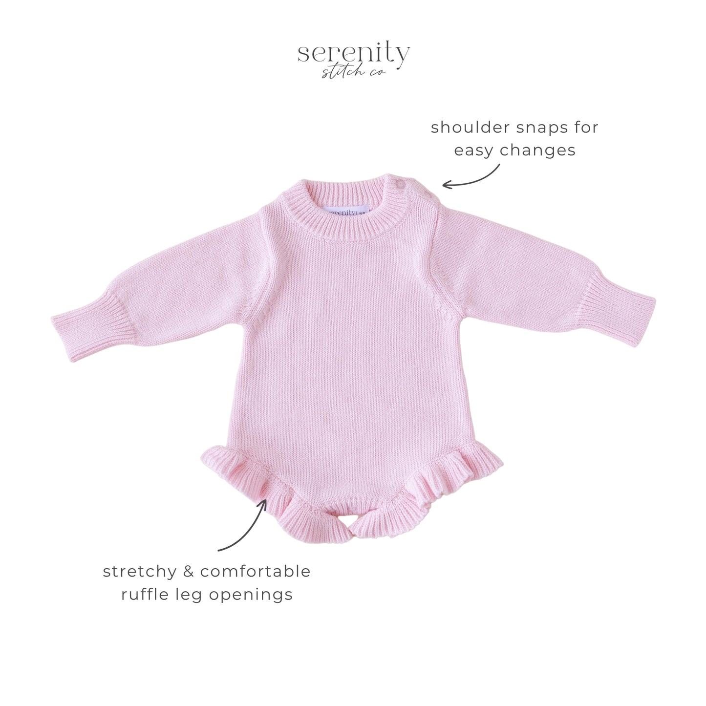 Personalized Embroidered Baby Girl Rompers - Petal