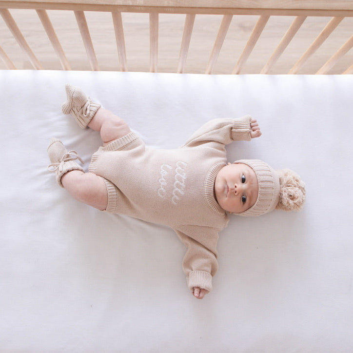 Knit Booties - Fawn