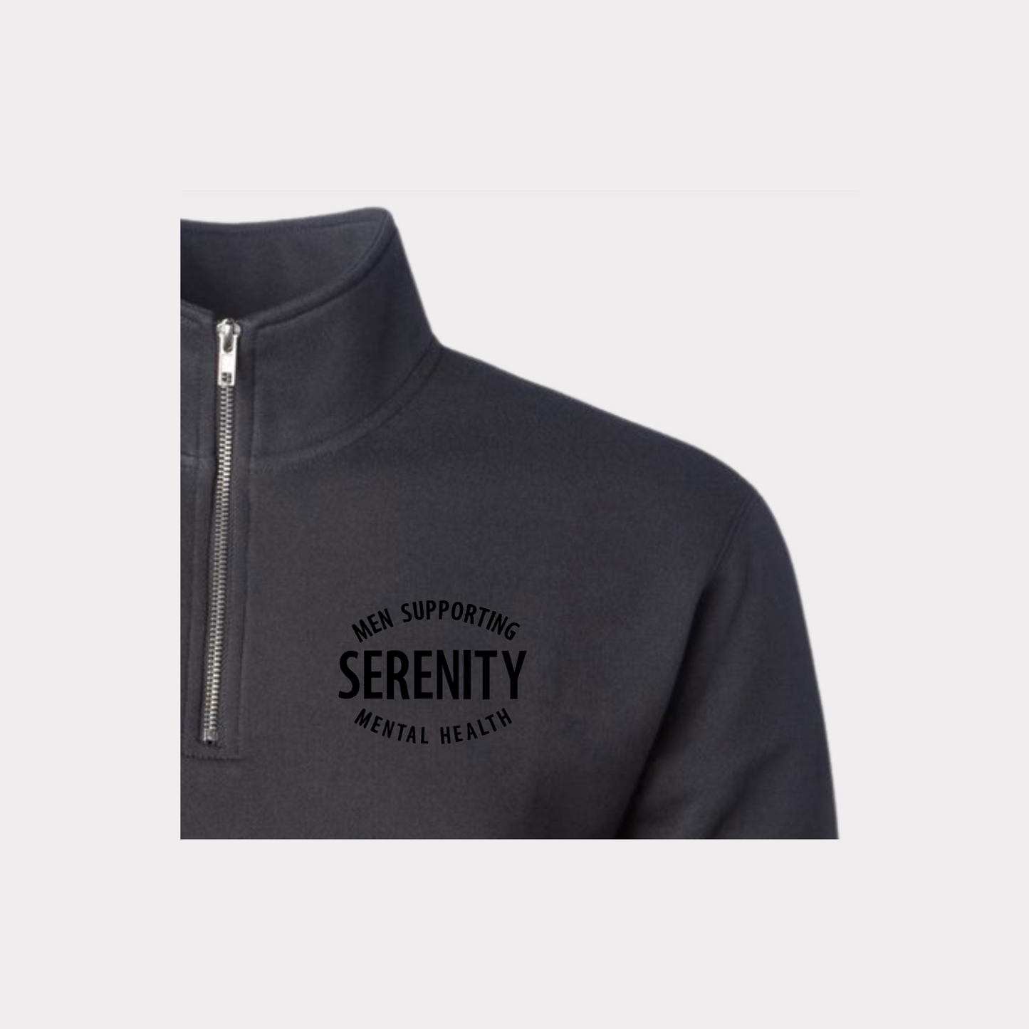 Men's Mental Health Midweight Embroidered Quarter Zip