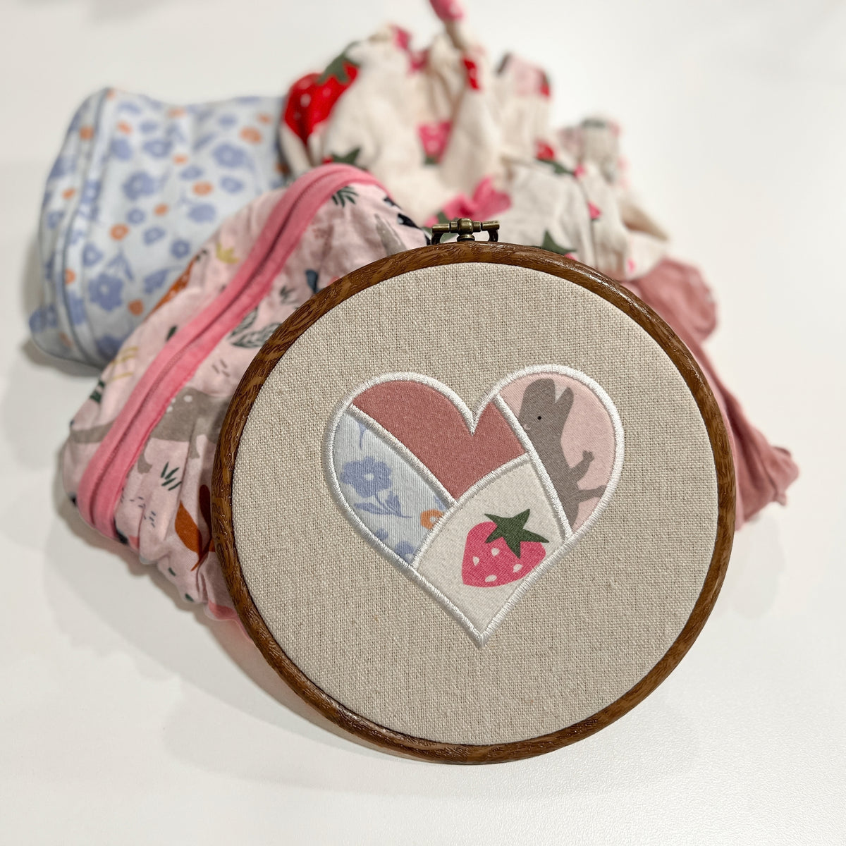 Baby Clothes Keepsake Embroidery Hoop