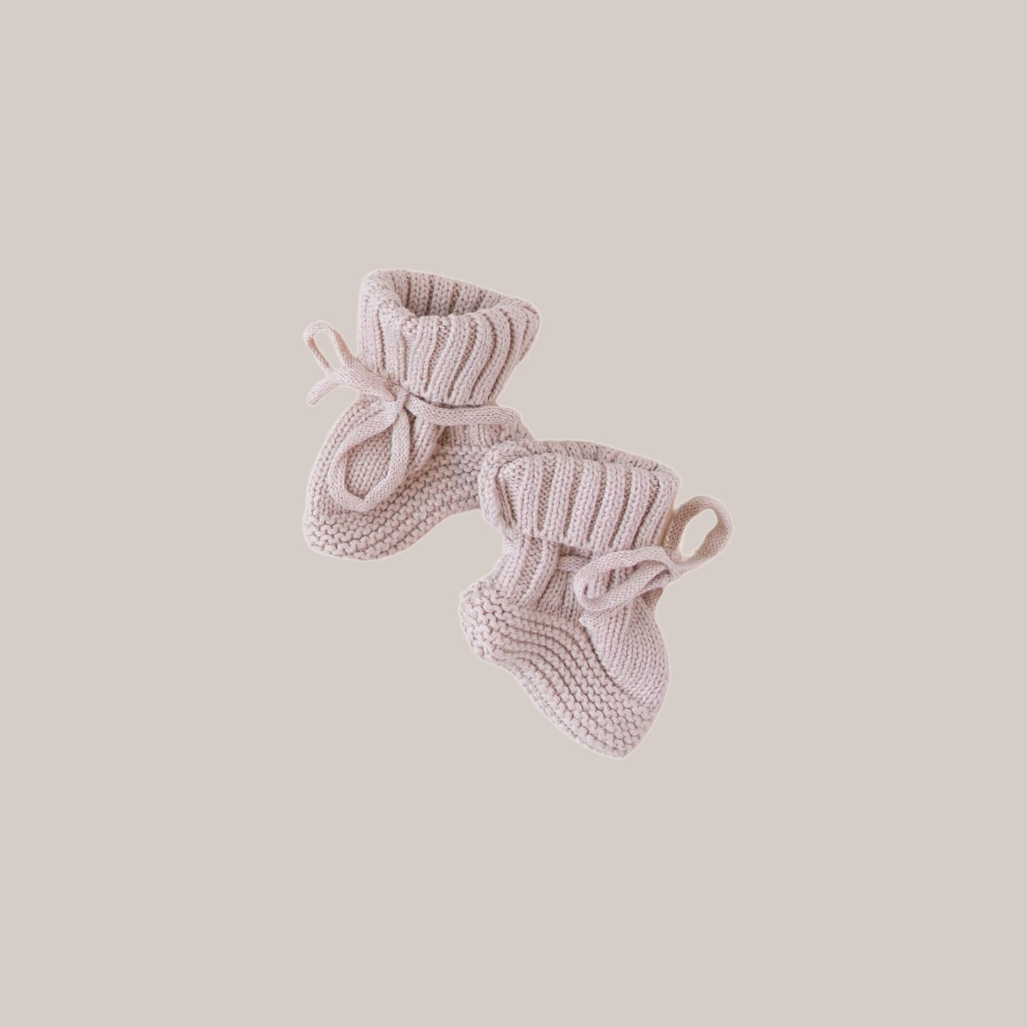 Knit Booties - Fawn