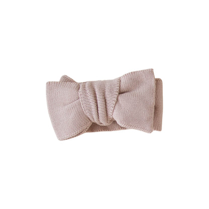 Knit Bow Headband - Fawn