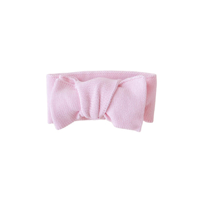 Knit Bow Headband - Petal