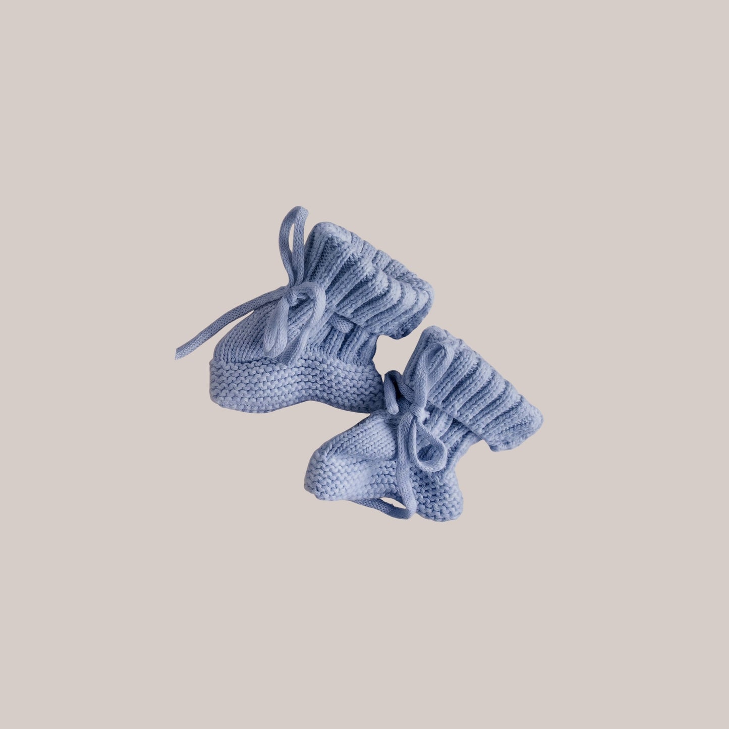 Knit Booties - Slate
