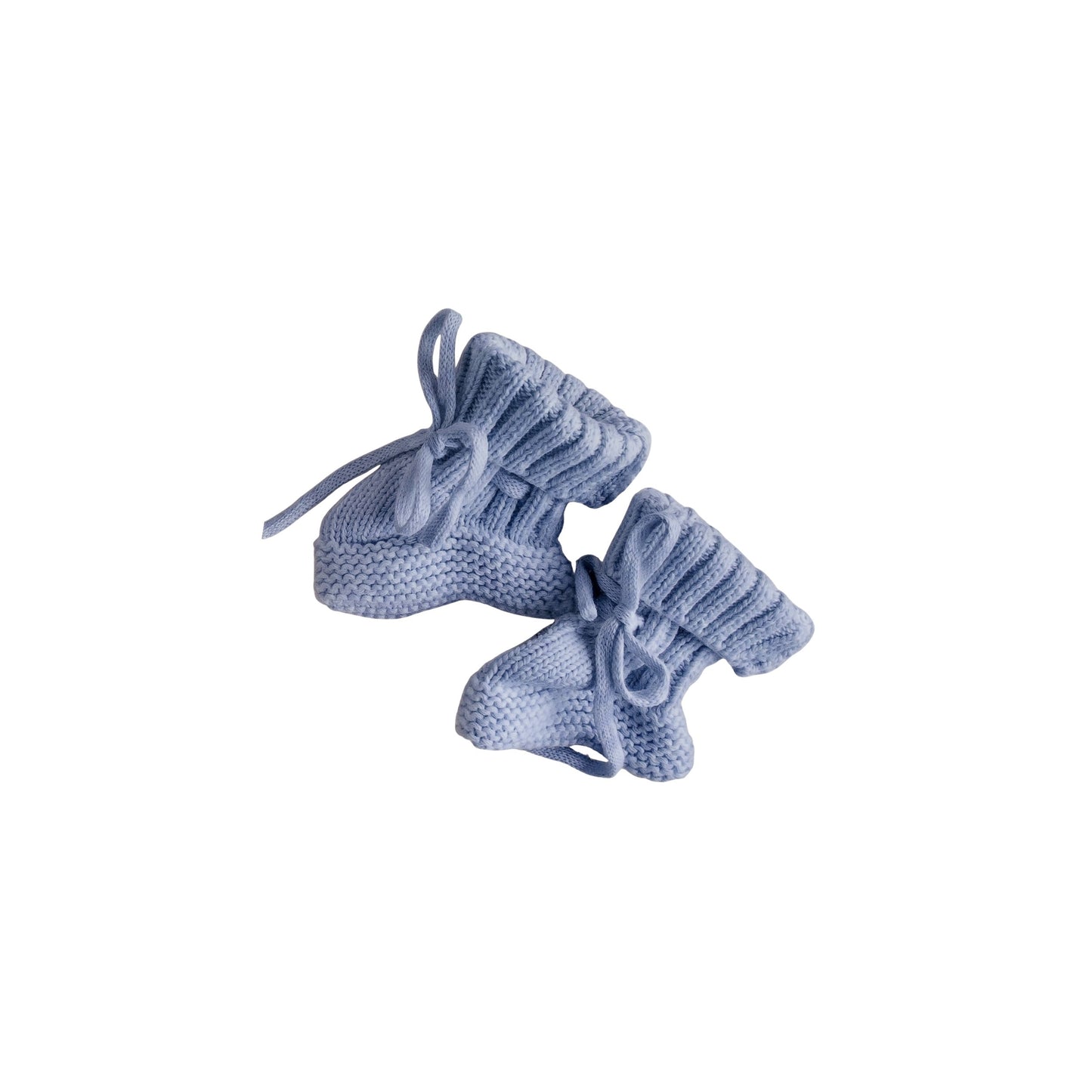 Knit Booties - Slate